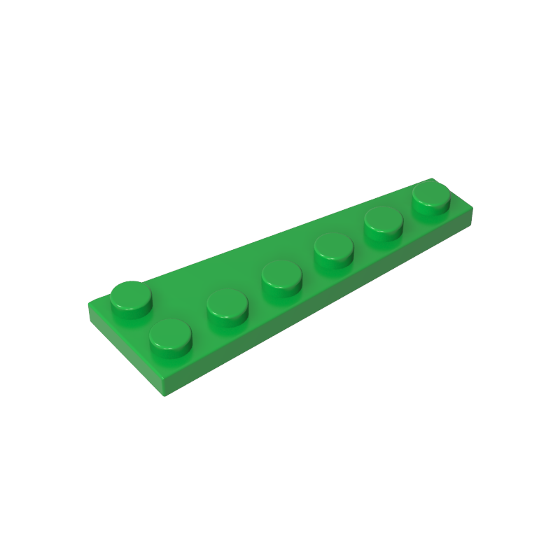GOBRICKS GDS-2144 Wedge Plate 6 x 2 Left - YWOBB