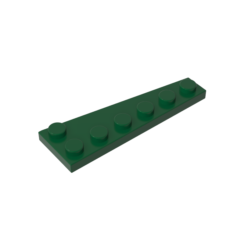GOBRICKS GDS-2144 Wedge Plate 6 x 2 Left - YWOBB