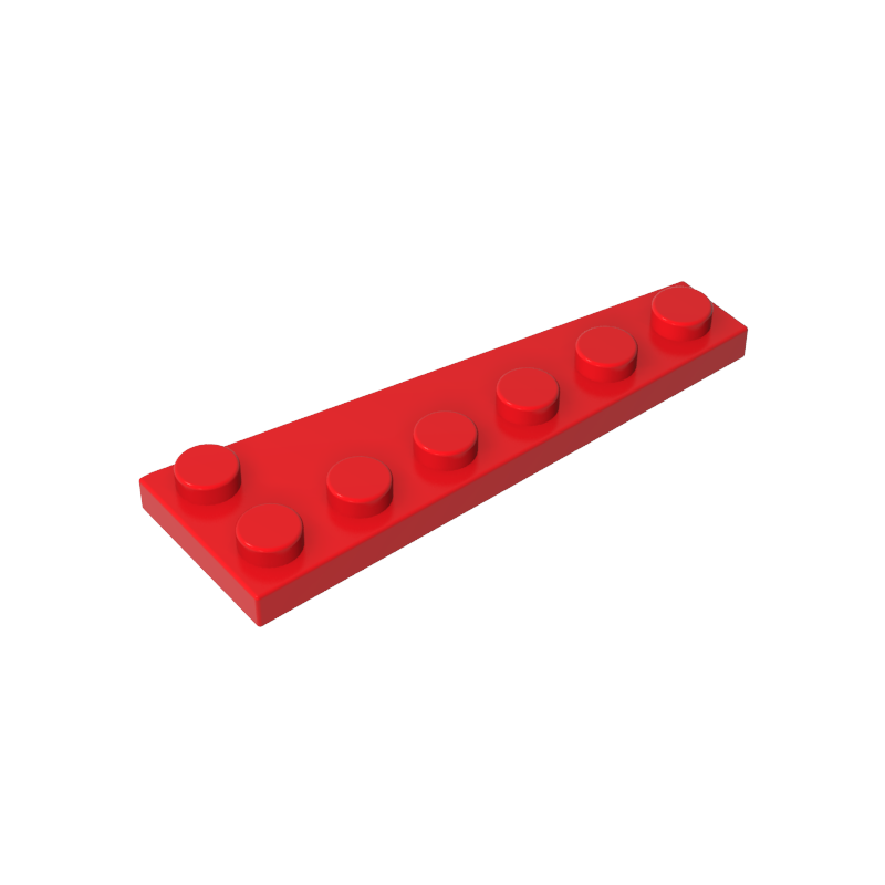 GOBRICKS GDS-2144 Wedge Plate 6 x 2 Left - YWOBB