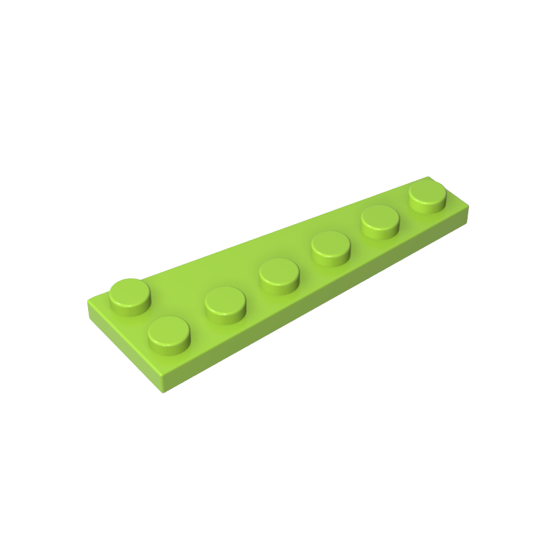 GOBRICKS GDS-2144 Wedge Plate 6 x 2 Left - YWOBB