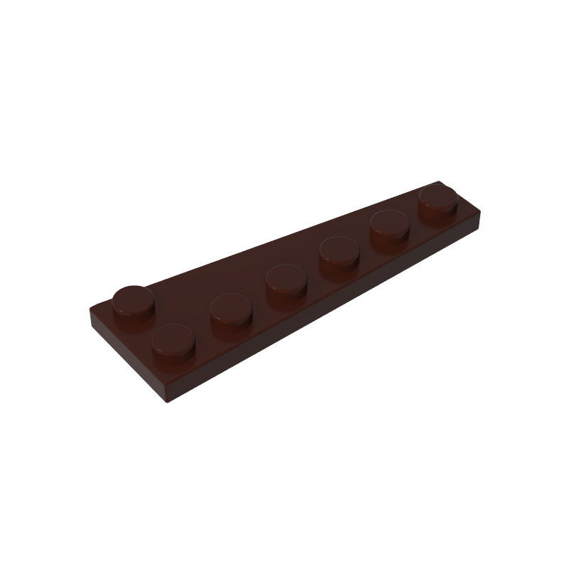 GOBRICKS GDS-2144 Wedge Plate 6 x 2 Left - YWOBB