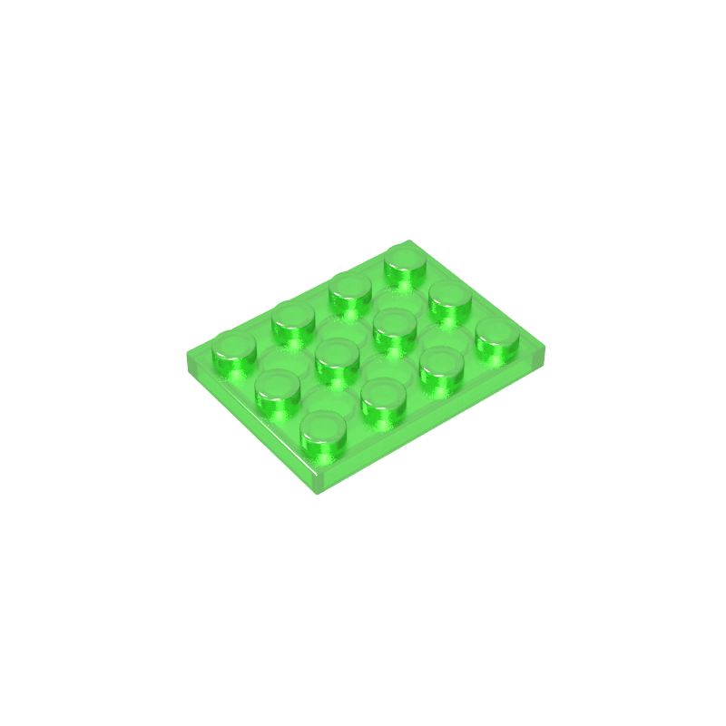 GOBRICKS GDS-90196 Plate 3 x 4 - YWOBB