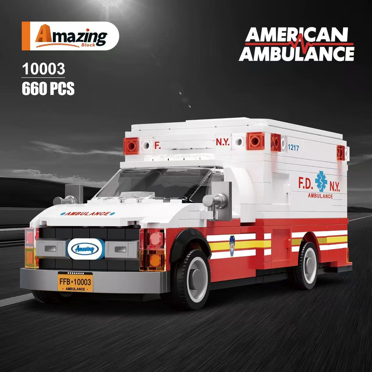 Amazing Block 10003 AMERICAN AMBULANCE - YWOBB