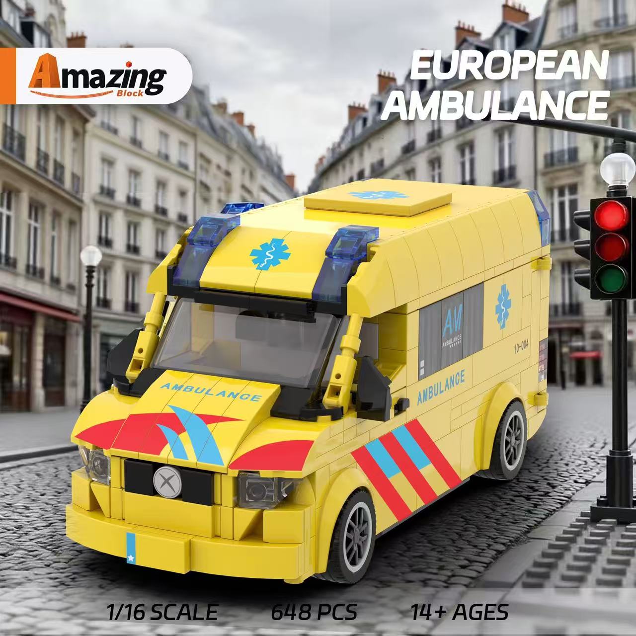 Amazing Block 10004 EUROPEAN AMBULANCE - YWOBB