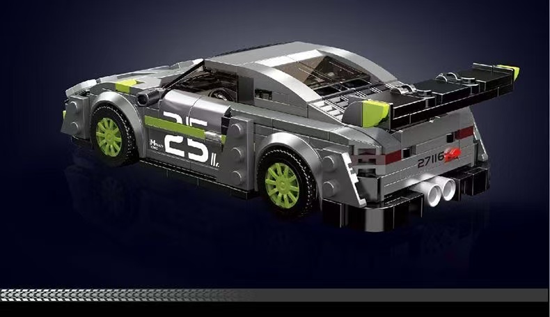 Mould King 27113-27116 8-stud Racing Car - YWOBB