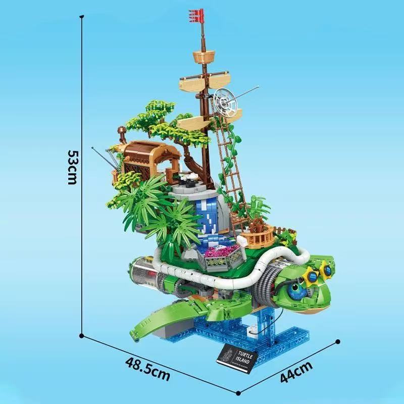 Small Angle JD125 Electric Turtle Island - YWOBB