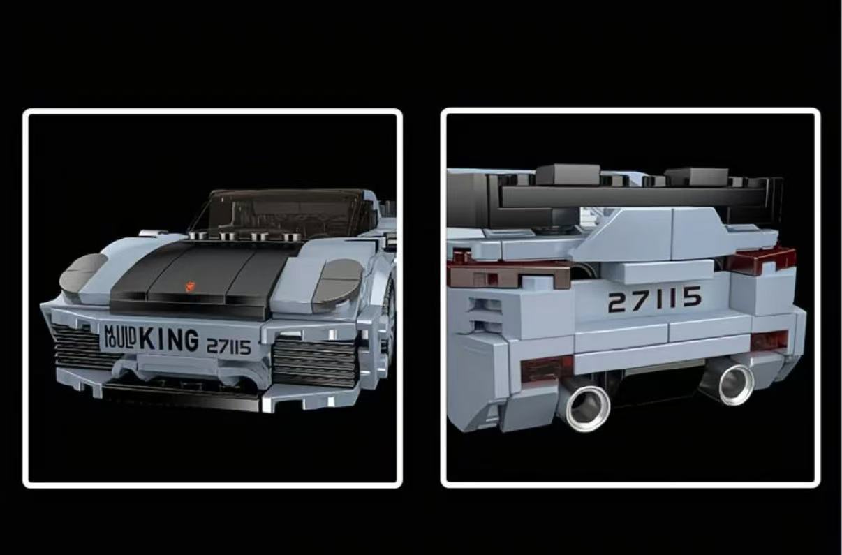 Mould King 27113-27116 8-stud Racing Car - YWOBB