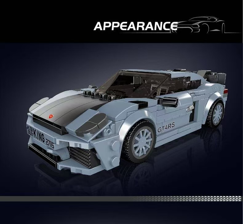 Mould King 27113-27116 8-stud Racing Car - YWOBB