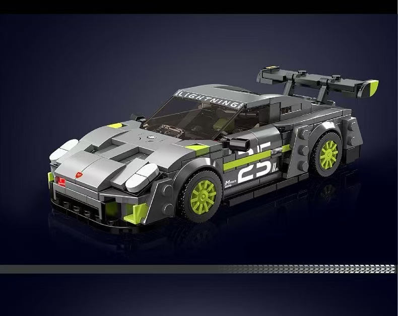 Mould King 27113-27116 8-stud Racing Car - YWOBB