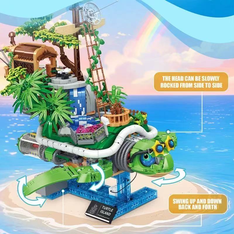 Small Angle JD125 Electric Turtle Island - YWOBB