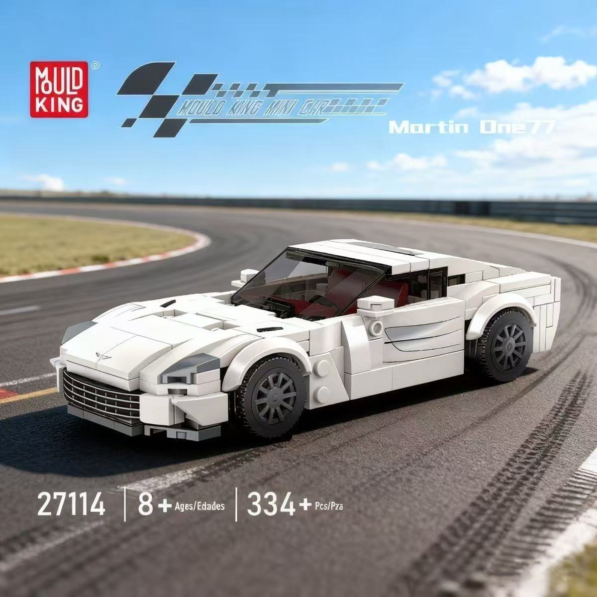 Mould King 27113-27116 8-stud Racing Car - YWOBB