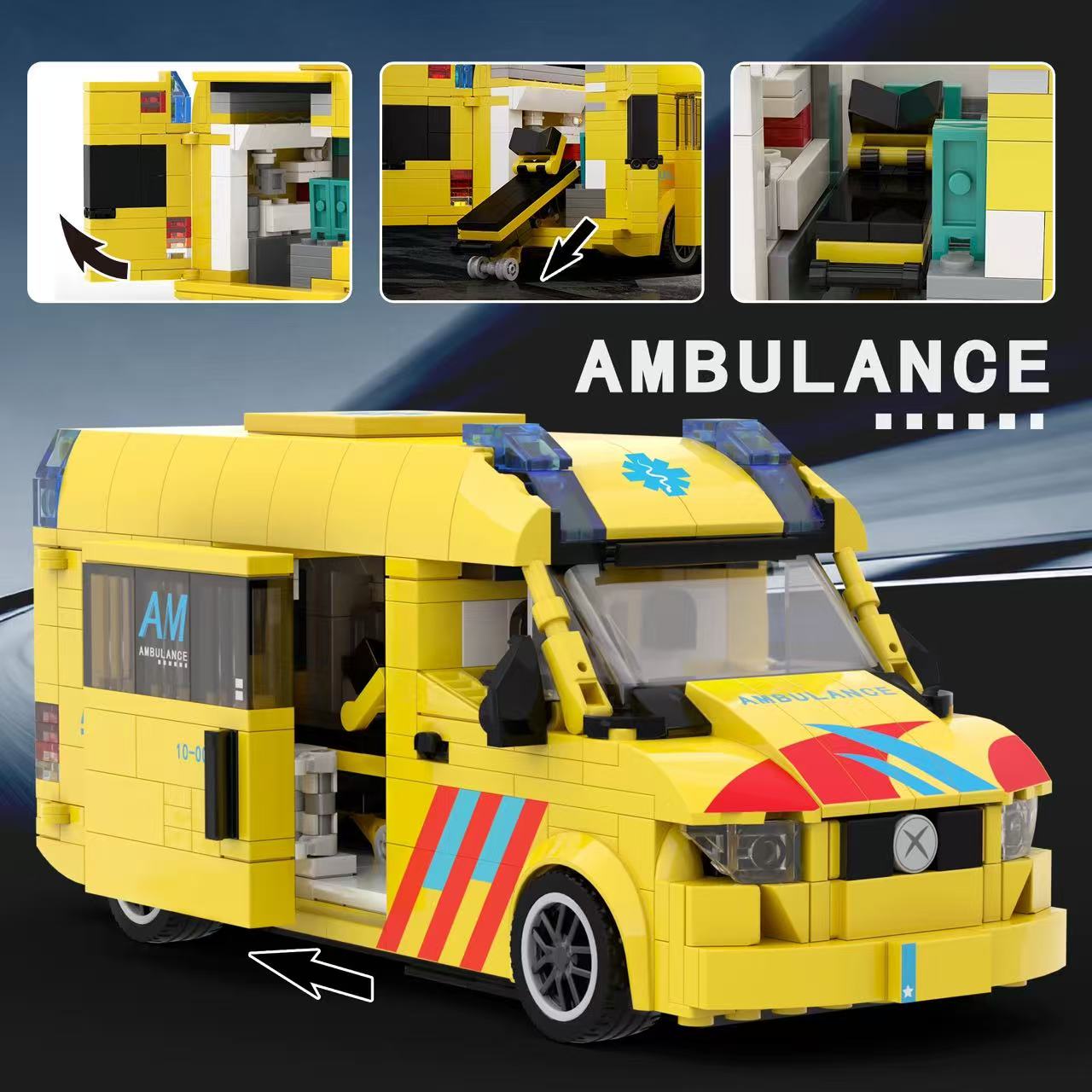 Amazing Block 10004 EUROPEAN AMBULANCE - YWOBB