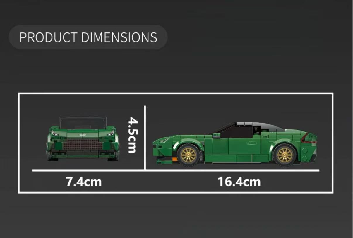 Mould King 27113-27116 8-stud Racing Car - YWOBB