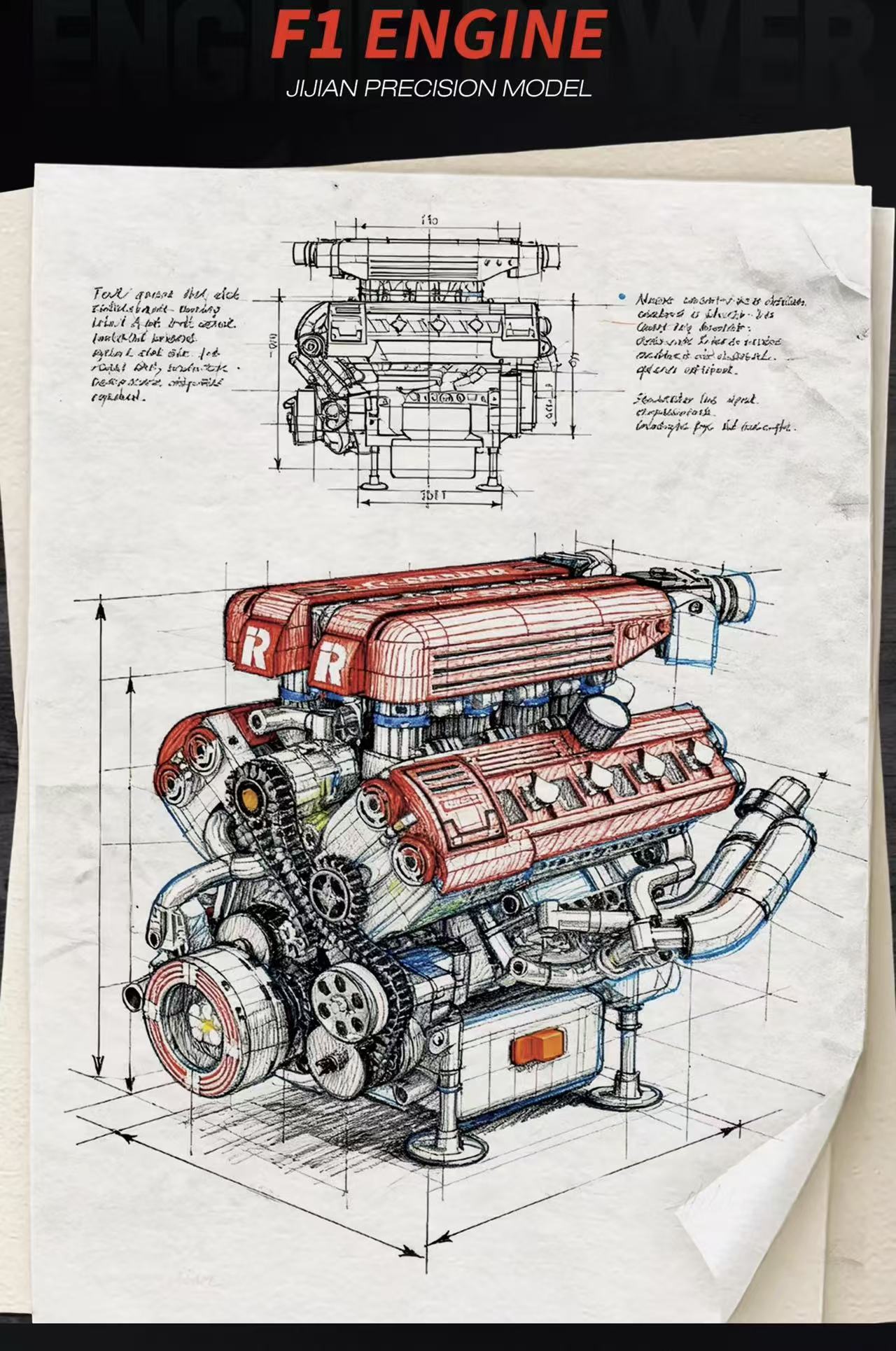 Reobrix 33015 F1 Engine - YWOBB