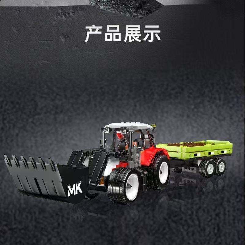 Mould King 24093 Agricultural Loader-Trailer - YWOBB