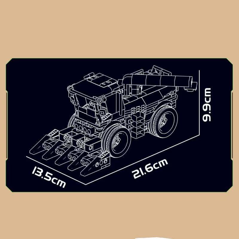 Mould King 24091 Combine harvester - YWOBB