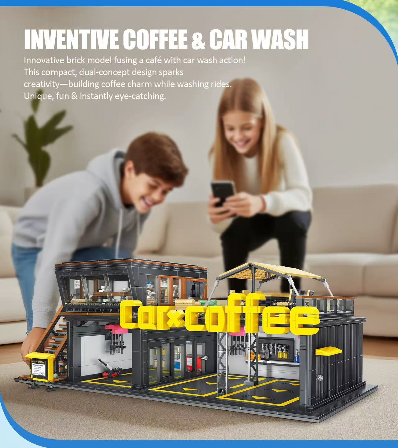 Small Angle JD113 Coffee Car Repair Club  OVP EU Warehouse Version - YWOBB