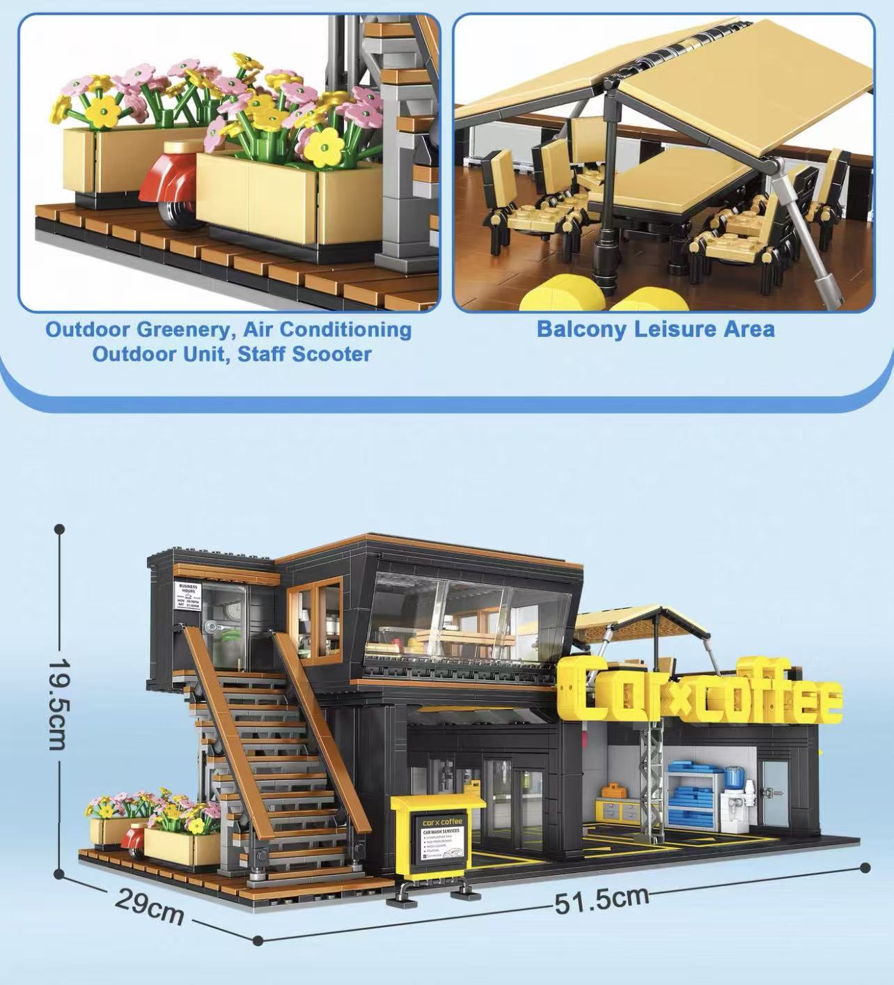 Small Angle JD113 Coffee Car Repair Club  OVP EU Warehouse Version - YWOBB