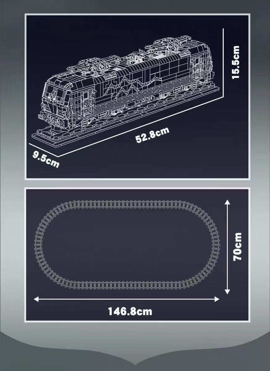 Mould King 12045 Vectron MS Electric Locomotive OVP EU Warehouse Version - YWOBB