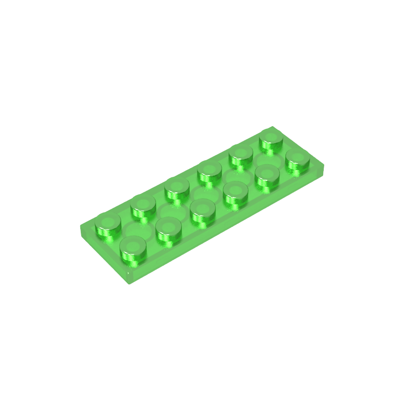 GOBRICKS GDS-512 Plate 2 x 6 - YWOBB