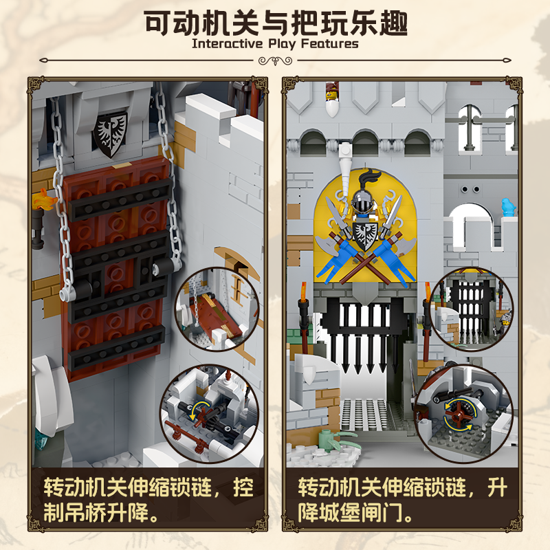 Customized 16001 Black Hawk Castle - YWOBB