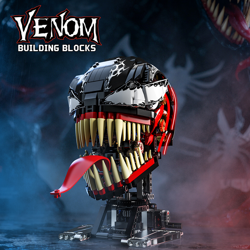 STACKO BRICKS 02001 Venom movable head with lights - YWOBB