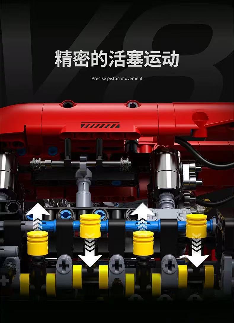 TUOMU T5011 Block Racing V8 - TURBINE ENGINES - YWOBB