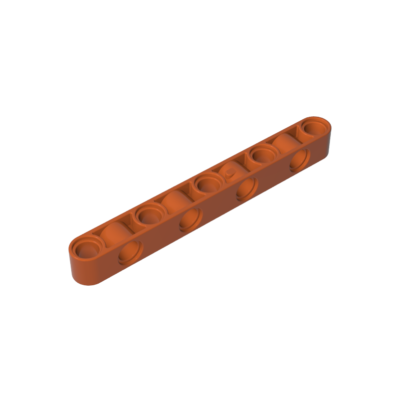 GOBRICKS GDS-1593 Liftarm Modified Perpendicular Holes Thick 1 x 9 - YWOBB