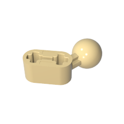 GOBRICKS GDS-1155 Modified Ball Joint Angled 1 x 2 - YWOBB
