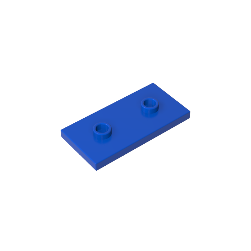 GOBRICKS GDS-90201 Plate Modified 2 x 4 with 2 Studs (Double Jumper) - YWOBB