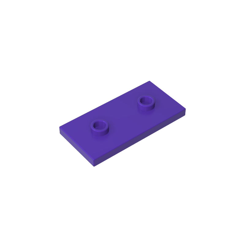 GOBRICKS GDS-90201 Plate Modified 2 x 4 with 2 Studs (Double Jumper) - YWOBB