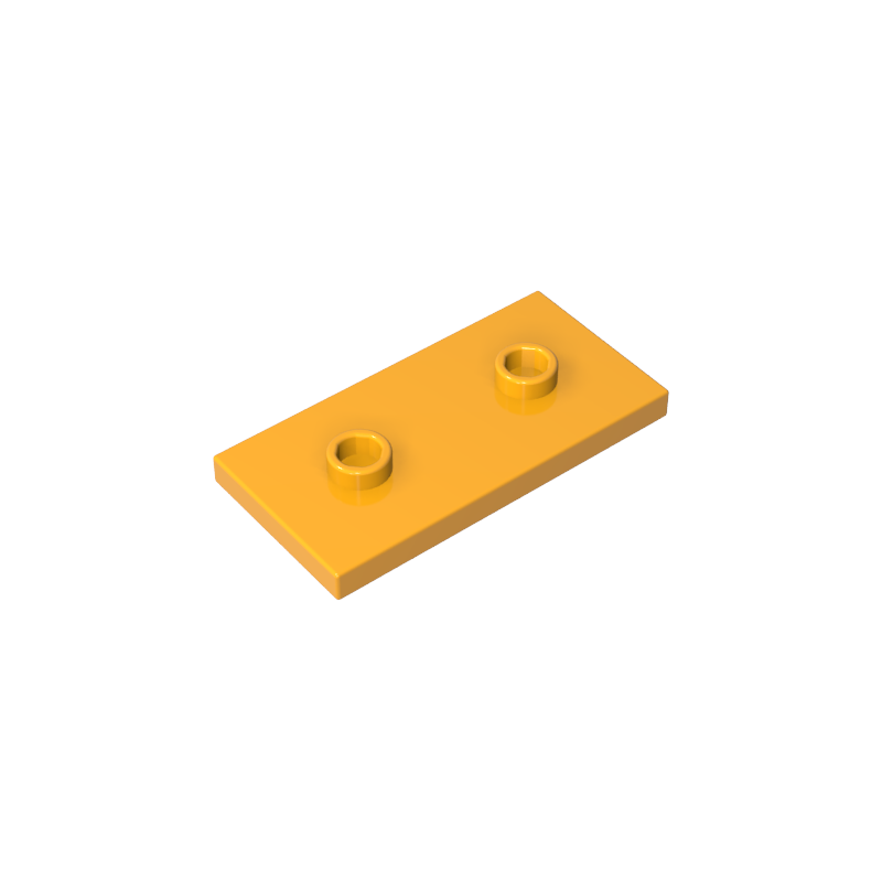GOBRICKS GDS-90201 Plate Modified 2 x 4 with 2 Studs (Double Jumper) - YWOBB