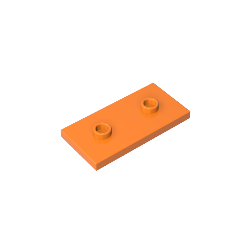 GOBRICKS GDS-90201 Plate Modified 2 x 4 with 2 Studs (Double Jumper) - YWOBB