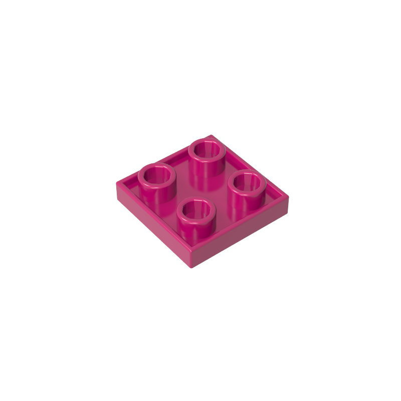GOBRICKS GDS-90248 Double Side Tile Modified 2 x 2 Inverted - YWOBB