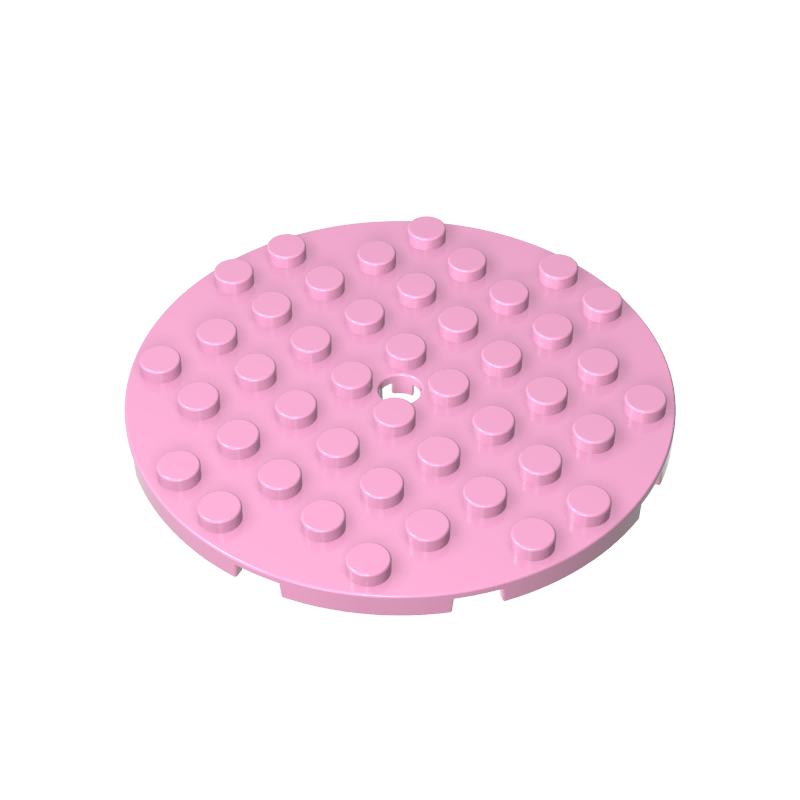 GOBRICKS GDS-90289 Plate Round 8 x 8 with Hole - YWOBB