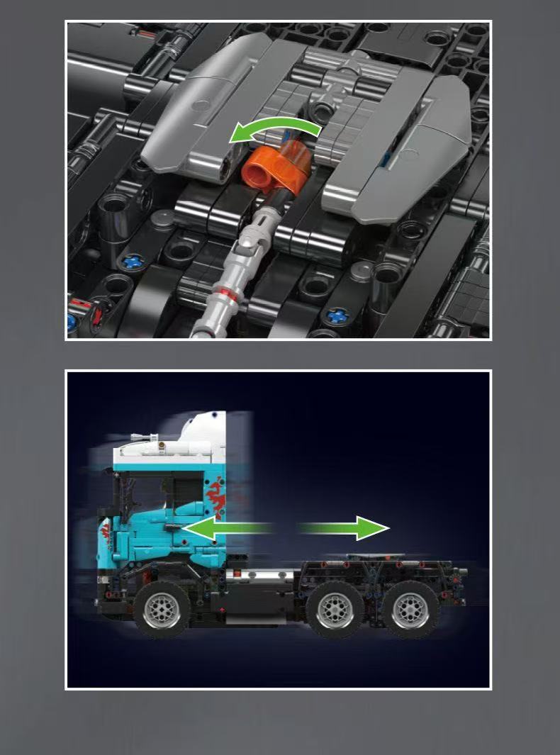 Mould King 13203 Scania Tractor Head - YWOBB