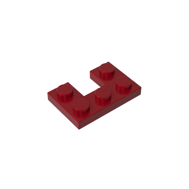 GOBRICKS GDS-90178 Plate Modified 2 x 3 with 1 x 1 Cutout - YWOBB