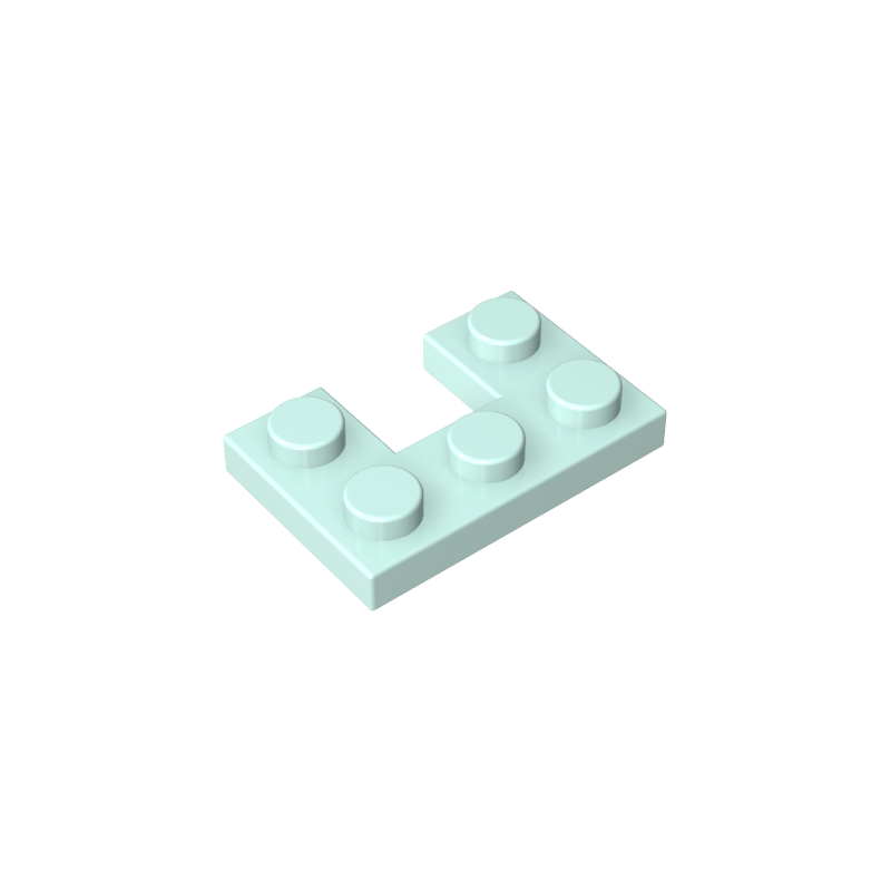 GOBRICKS GDS-90178 Plate Modified 2 x 3 with 1 x 1 Cutout - YWOBB