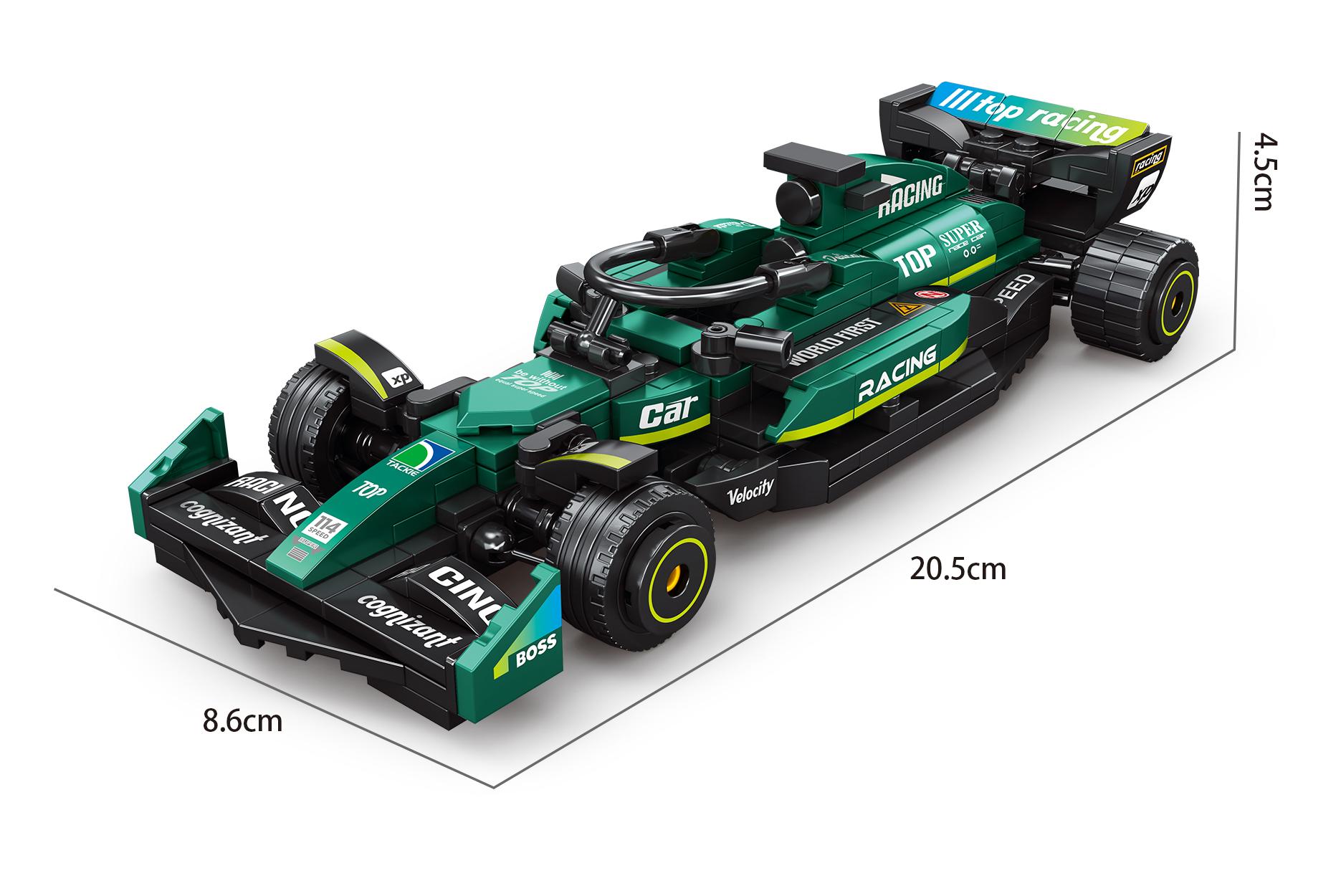 STACKO BRICKS 08001A-D 8-wide Racing Car - YWOBB