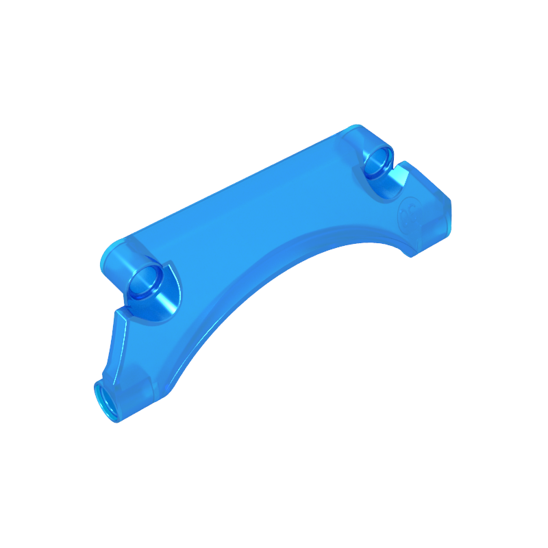 GOBRICKS GDS-1518 Technic Panel Car Mudguard Arched #30 9 x 2 x 3 Straight Top - YWOBB