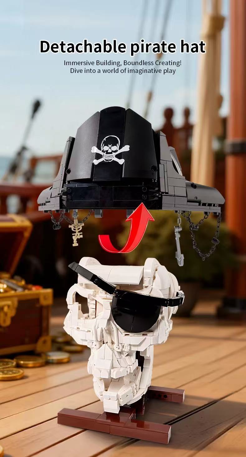 KQIBOXXR KQ301 Pirate Skull - Double-Edged Sword - YWOBB