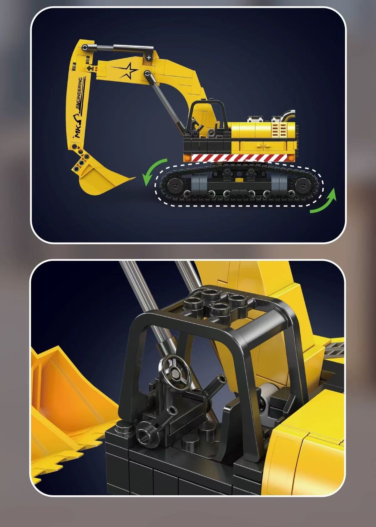 Mould King 24089 Excavator - YWOBB