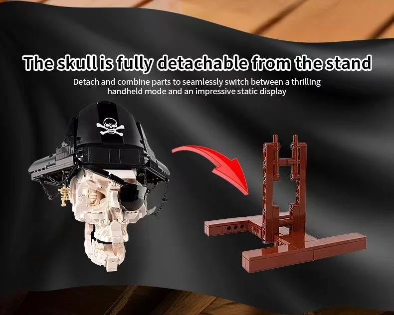 KQIBOXXR KQ301 Pirate Skull - Double-Edged Sword - YWOBB