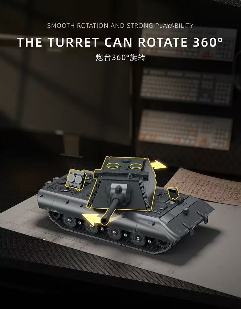 12GO 97019 E-100 Heavy Tank - YWOBB