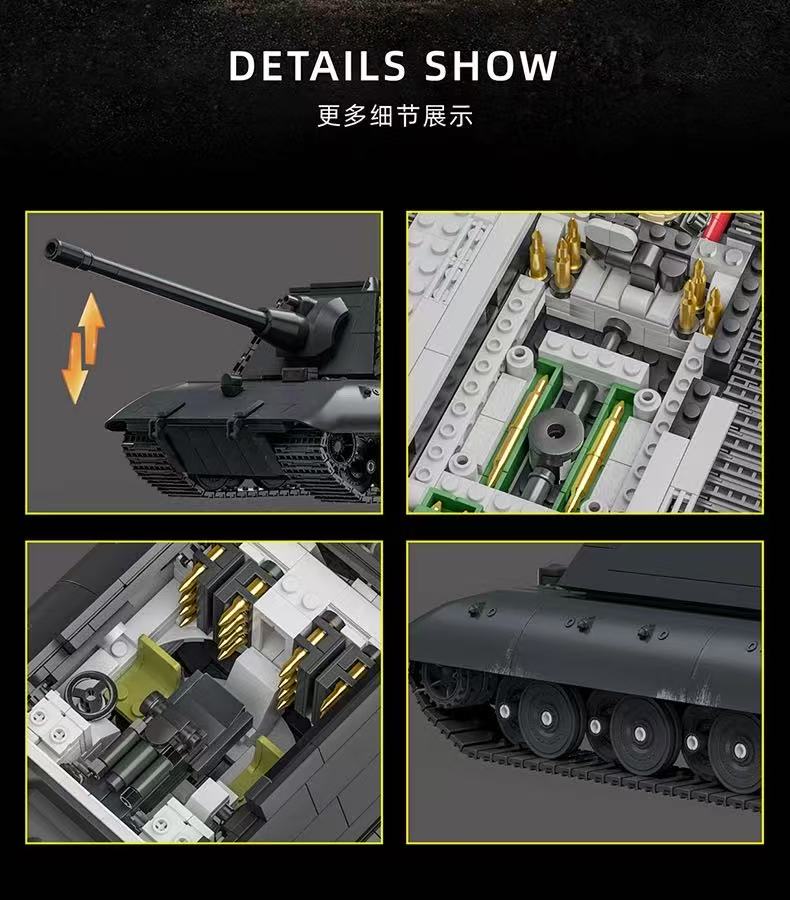 12GO 97019 E-100 Heavy Tank - YWOBB