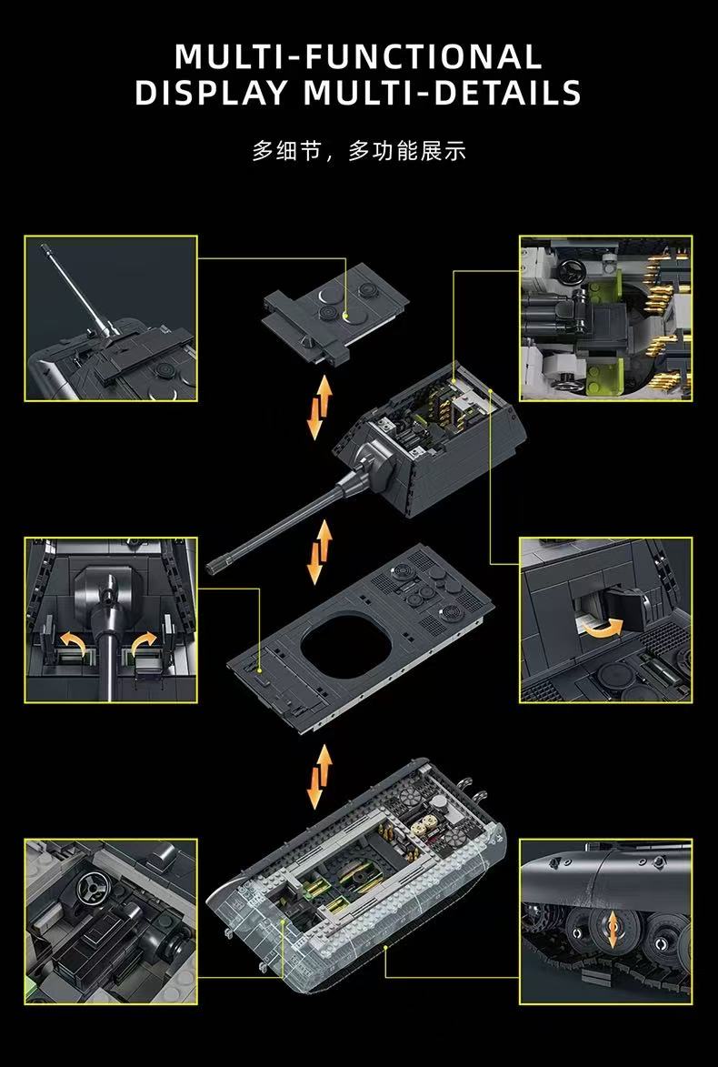 12GO 97019 E-100 Heavy Tank - YWOBB