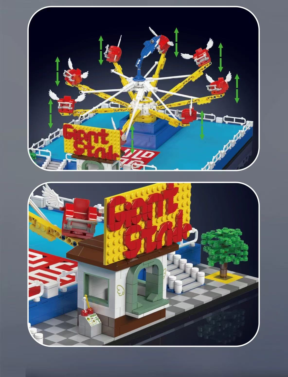 Mould King 11028 Dolphin Spin Ride - YWOBB