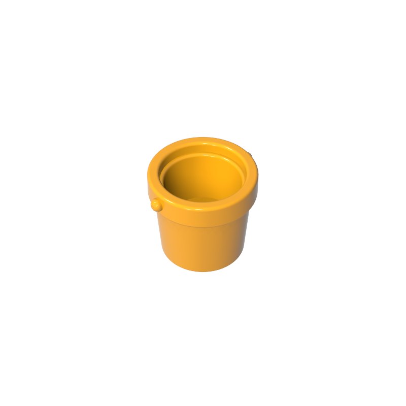 GOBRICKS GDS-M245 Utensil Bucket 1 x 1 x 1 Tapered with Handle Holders - YWOBB