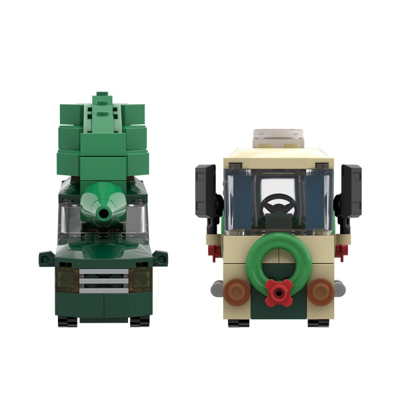 GOBRICKS MOC S0056 Christmas Story Mini Camper - YWOBB