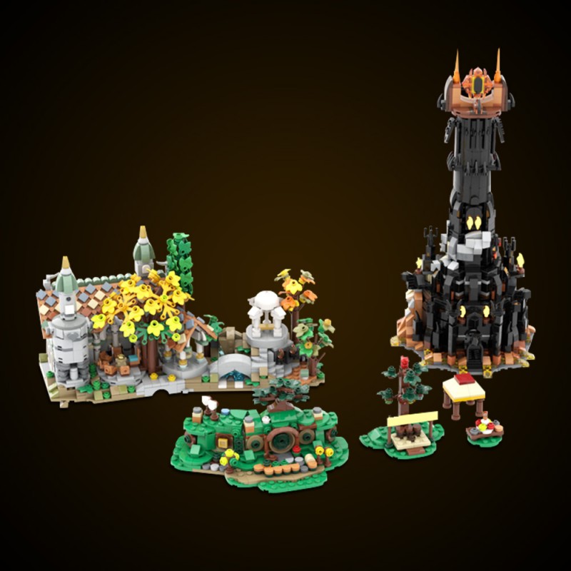 GOBRICKS MOC 223689 Mini Lord of The Rings - YWOBB